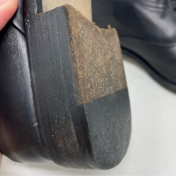 * Dior Timeless Derby Black Leather Dress Shoes Size 40.5 (US 7.5) Made in Italy main image 11